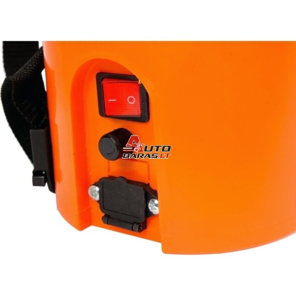 FLO Slėginis purkštuvas su bakeliu 16l 12V 8000mAh 5