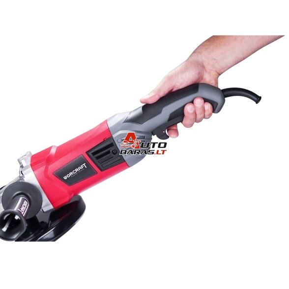 WORCRAFT Šlifuoklis kampinis 230mm 2400W AG24-230B 4