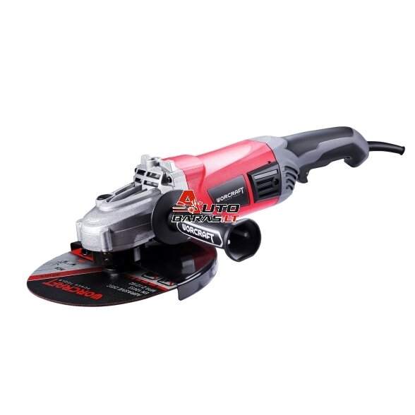 WORCRAFT Šlifuoklis kampinis 230mm 2400W AG24-230B