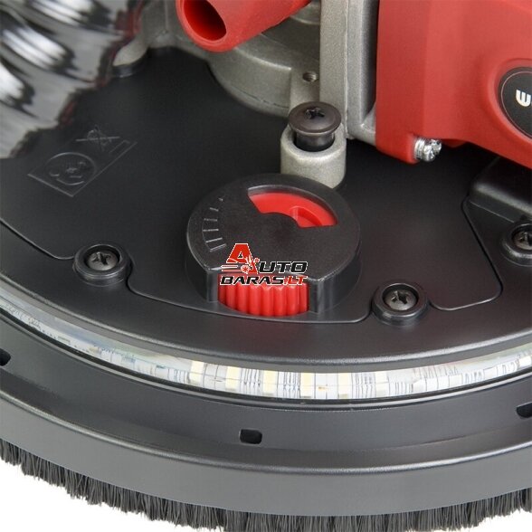 WORCRAFT Šlifuoklis "Žirafa" luboms ir sienoms su nutraukimu 215mm 900W 230V 4
