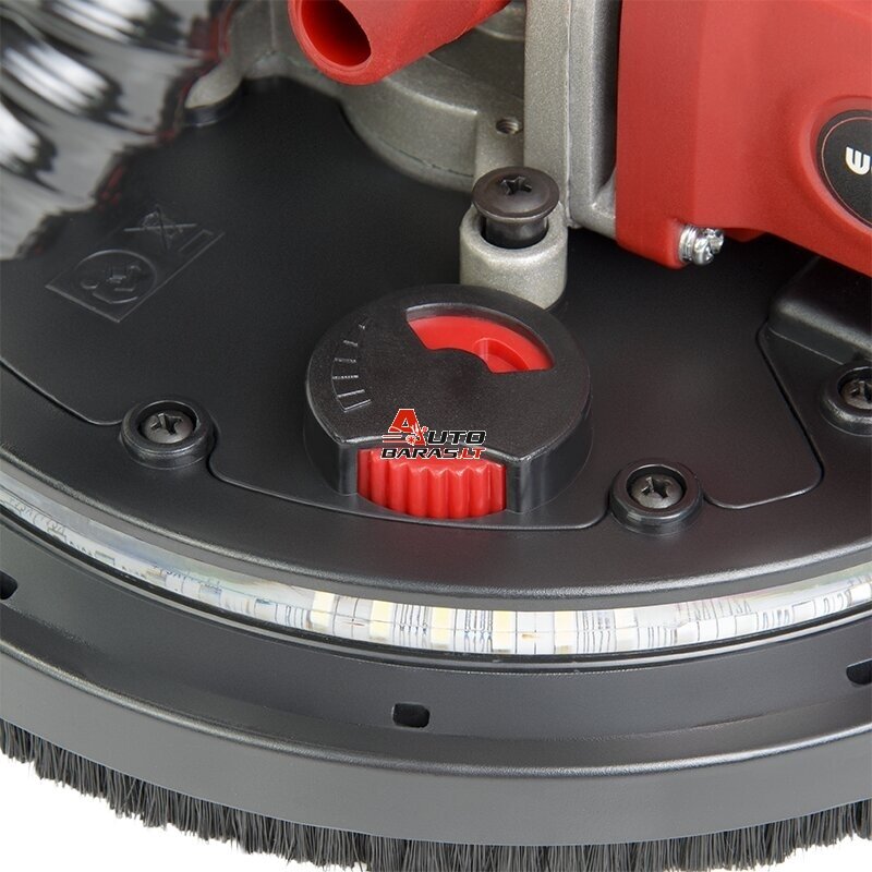 WORCRAFT Šlifuoklis "Žirafa" luboms ir sienoms su nutraukimu 215mm 900W 230V 4