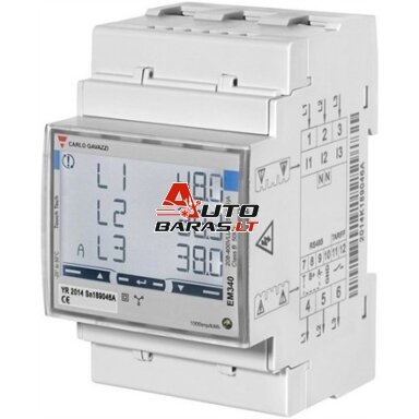 Smart meter Carlo Gavazzi EM340 (3 fazės, 32A) Smart meter Carlo Gavazzi EM340 (3 fazės, 32A)