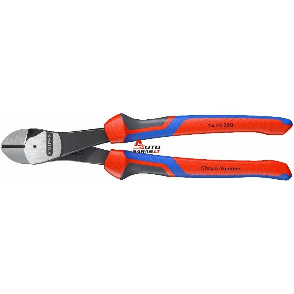Šoninio kirpimo jėgos replės (ergonomiška rankena) 250mm KNIPEX