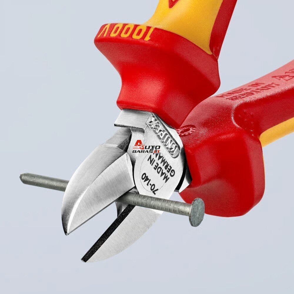 Šoninio kirpimo replės elektrikui 140mm (1000V) KNIPEX 4