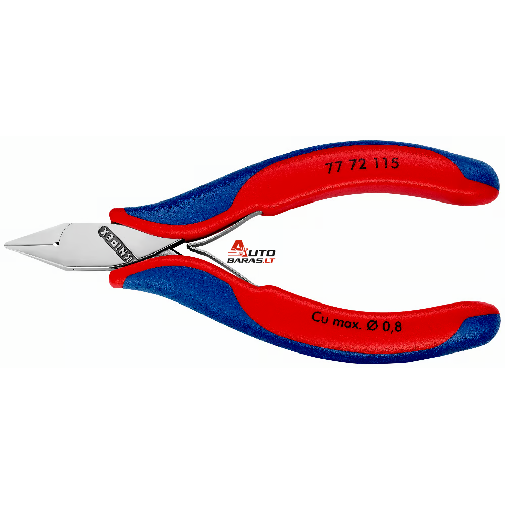 Šoninio kirpimo replės elektromechanikai 115mm KNIPEX 3