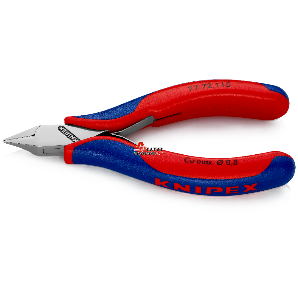 Šoninio kirpimo replės elektromechanikai 115mm KNIPEX