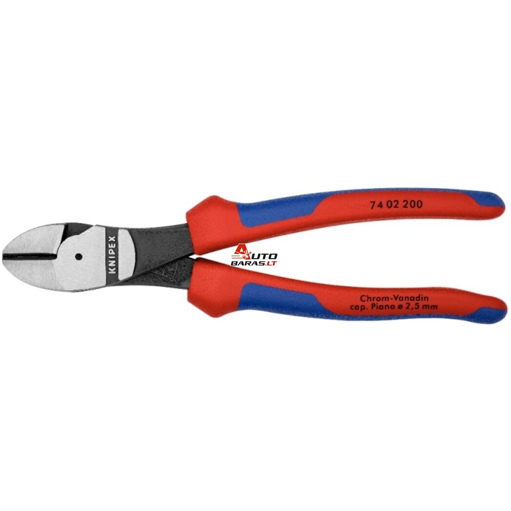 Šoninio kirpimo jėgos replės (ergo. rankena) 200mm KNIPEX 1