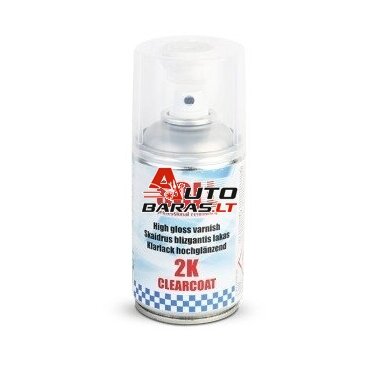 SOLL 2K CLEARCOAT Skaidrus blizgantis lakas 250ml (Tinkamas automobilio žibintams / plastikui) SOLL 2K CLEARCOAT Skaidrus blizgantis lakas 250ml (Tinkamas automobilio žibintams / plastikui)