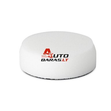 SOLL Poroloninis poliravimo diskas velcro pagrindu, baltas 80x25mm KIETAS SOLL Poroloninis poliravimo diskas velcro pagrindu, baltas 80x25mm KIETAS
