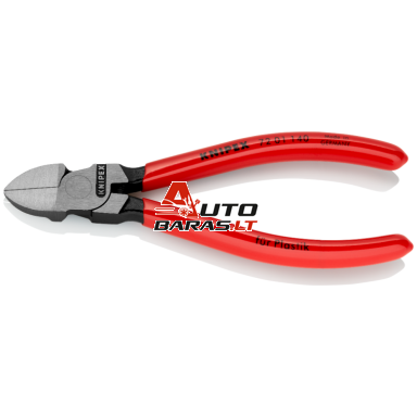 Šoninio kirpimo replės plastikams 140mm KNIPEX
