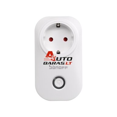 SONOFF Wi-Fi elektros lizdas S20 SONOFF Wi-Fi elektros lizdas S20