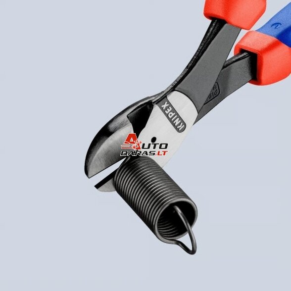 Šoninio kirpimo jėgos replės (ergonomiška rankena) 250mm KNIPEX 7
