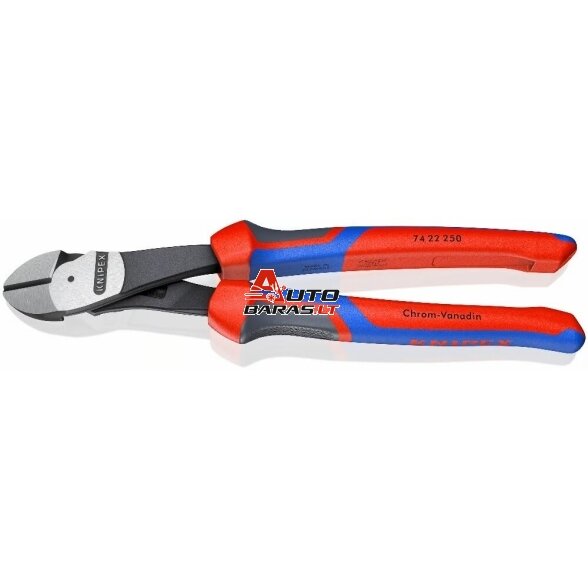 Šoninio kirpimo jėgos replės (ergonomiška rankena) 250mm KNIPEX 2