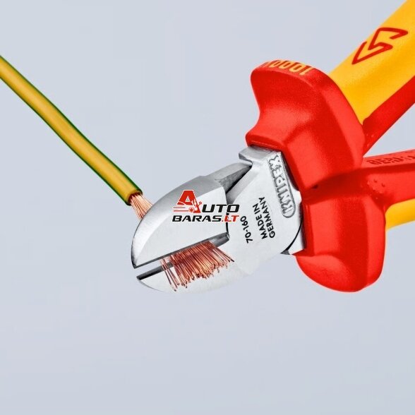 Šoninio kirpimo replės elektrikui 160mm (1000V) KNIPEX 8