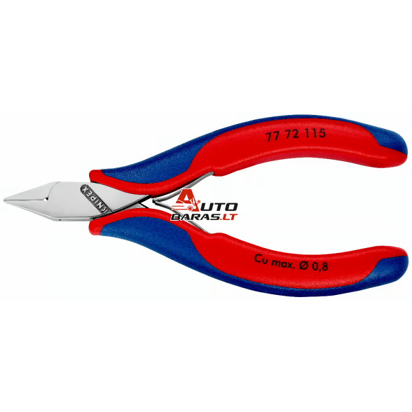 Šoninio kirpimo replės elektromechanikai 115mm KNIPEX 3