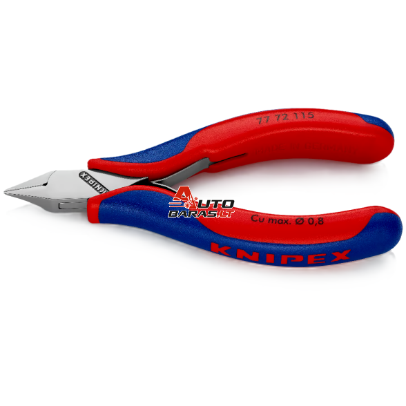 Šoninio kirpimo replės elektromechanikai 115mm KNIPEX
