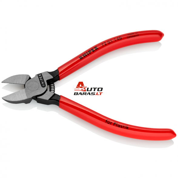Šoninio kirpimo replės plastikams 140mm KNIPEX 1
