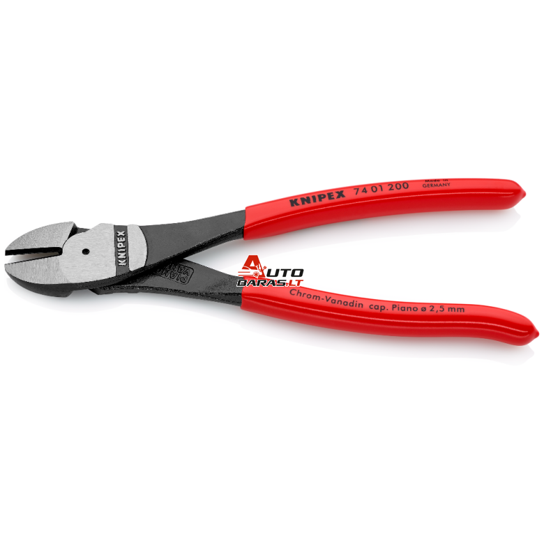 Šoninio kirpimo jėgos replės 200mm KNIPEX 1