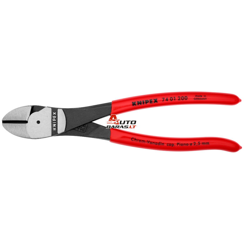 Šoninio kirpimo jėgos replės 200mm KNIPEX