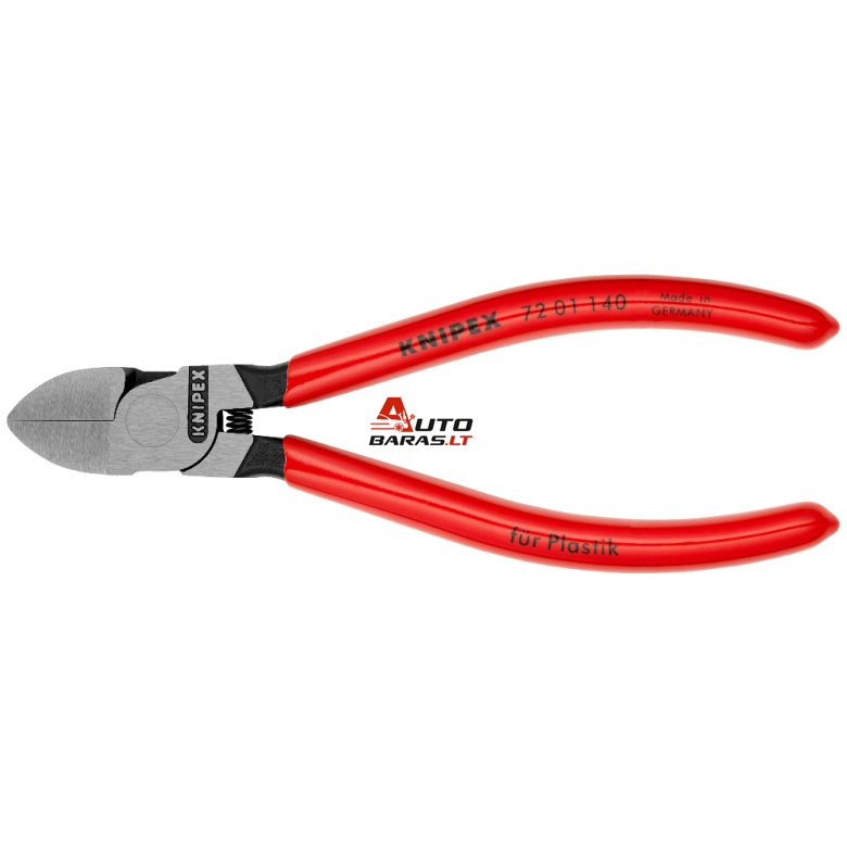 Šoninio kirpimo replės plastikams 140mm KNIPEX 2