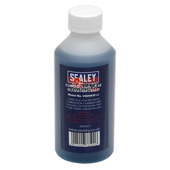 Specialus skystis išmetamųjų dujų aptikimui aušinimo sistemoje. 250ml CO2 testui atlikti