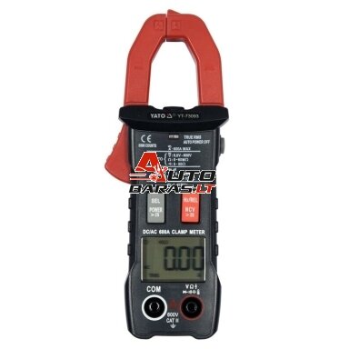 YATO Srovės matavimo replės automatinės AC/DC 600A YATO Srovės matavimo replės automatinės AC/DC 600A