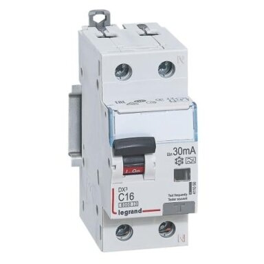Srovės nuotekio relė su automatiniu jungikliu Legrand 411050 (C, 16A, 2P, 30mA, 230V) Srovės nuotekio relė su automatiniu jungikliu Legrand 411050 (C, 16A, 2P, 30mA, 230V)