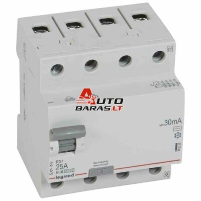 Srovės nuotekio relė RCD RX Legrand 402062