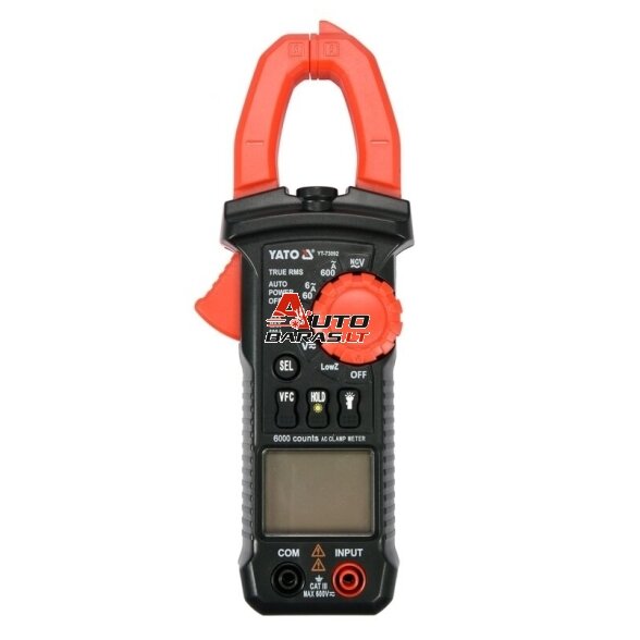 YATO Srovės matavimo replės AC/DC 600A