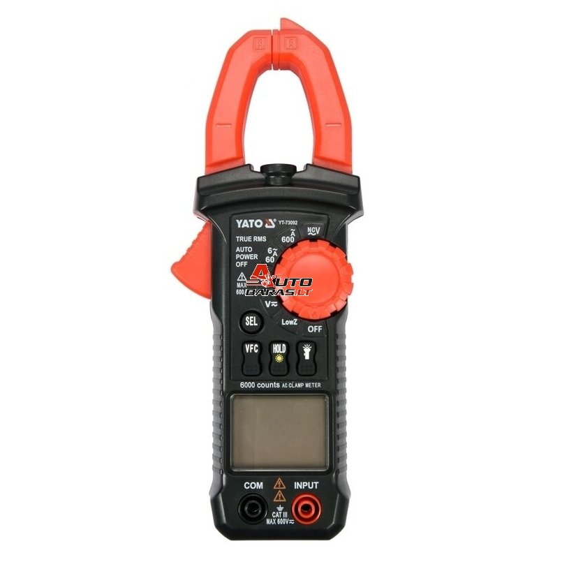 YATO Srovės matavimo replės AC/DC 600A