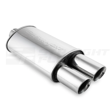 STRAIGHTFLOW plokščio tipo galinis bakelis 1in ir 2 out 63mm (nerūdijantis plienas) STRAIGHTFLOW plokščio tipo galinis bakelis 1in ir 2 out 63mm (nerūdijantis plienas)