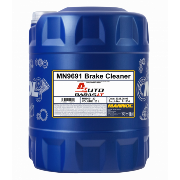 Stabdžių diskų valiklis MANNOL 20l - Brake Cleaner