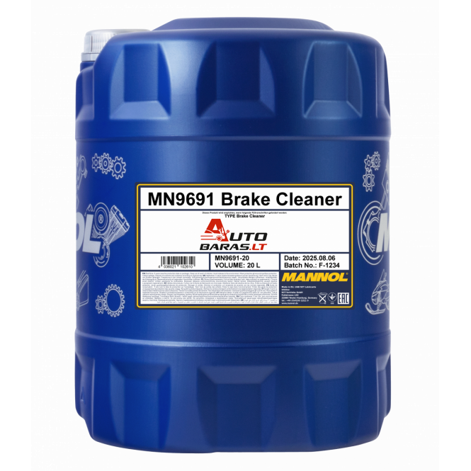 Stabdžių diskų valiklis MANNOL 20l - Brake Cleaner
