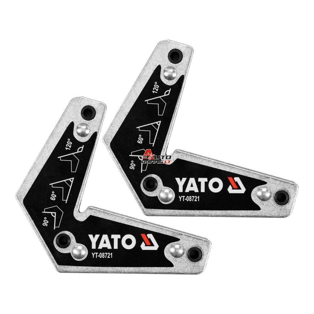 YATO Suvirinimo kampų magnetinių rink.(2vnt) 98x113mm, L tipo