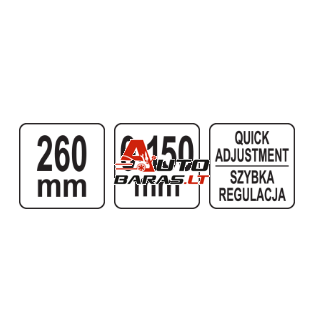 YATO Suspaudimo replės veržtuvo tipo 150mm 3
