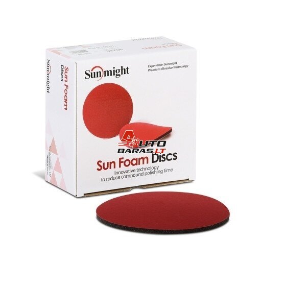 SUNMIGHT SUN FOAM-Šlifavimo diskas poroloniniu pagrindu D150mm P-2000