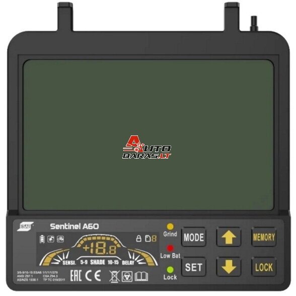 Suvirinimo skydelis Esab Sentinel A60 3