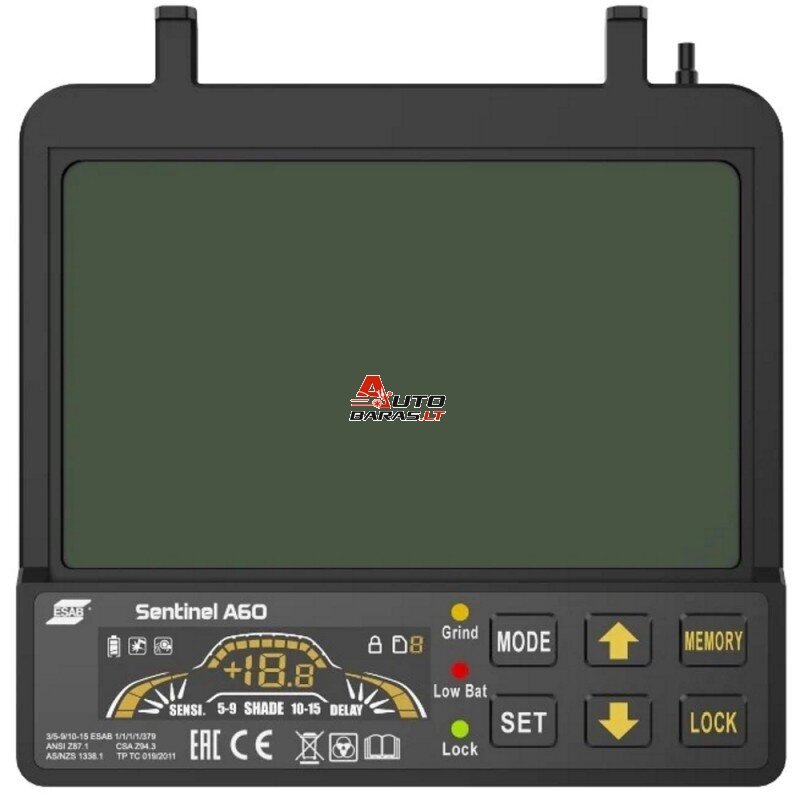 Suvirinimo skydelis Esab Sentinel A60 3