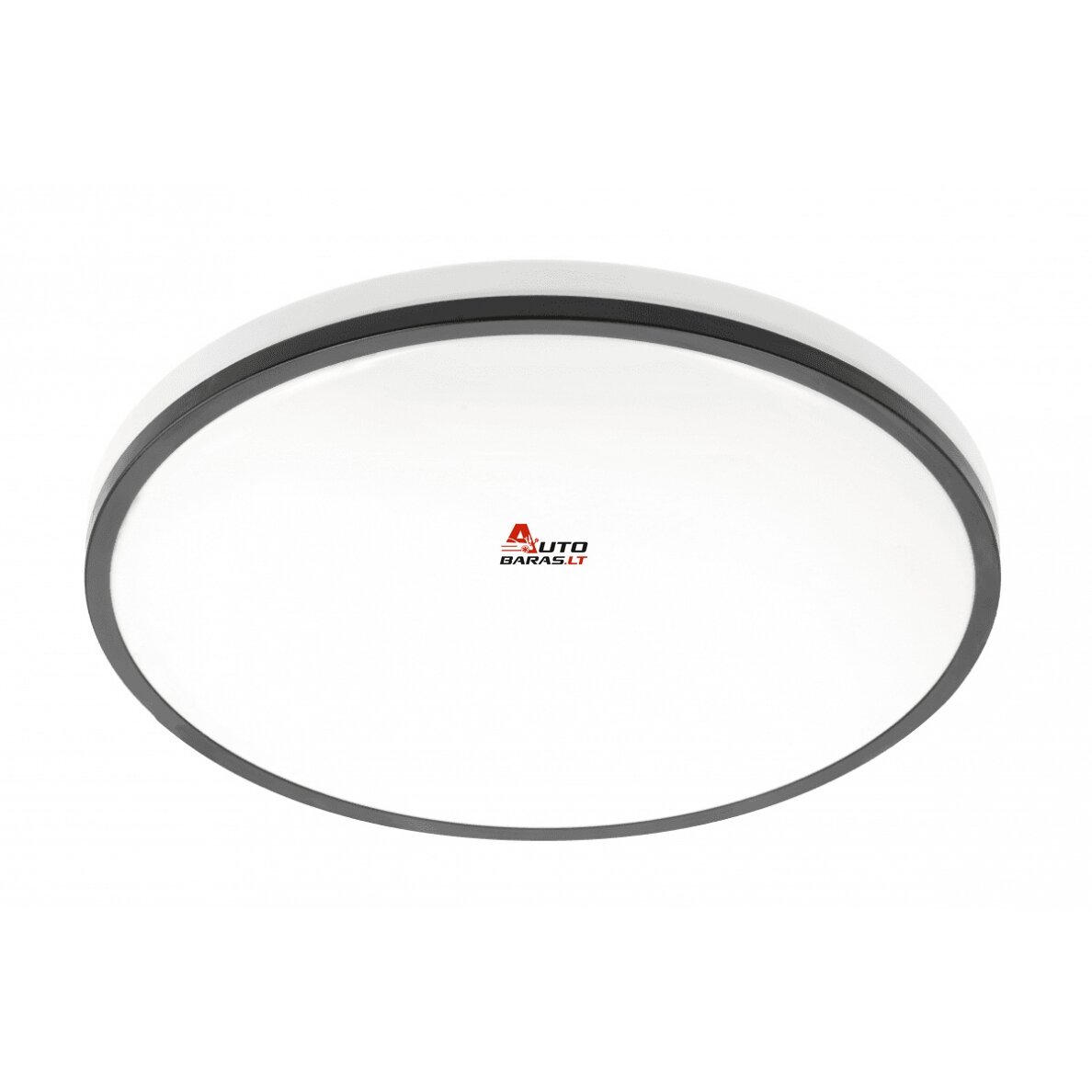 Šviestuvas lubinis apvalus juodas TULA LED (24W, 1680lm, IP44, 4000K) GTV LD-TUL24W-NW-00