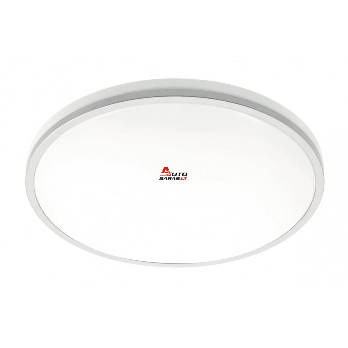 Šviestuvas lubinis apvalus pilkas TULA LED (24W, 1680lm, IP44, 4000K) GTV LD-TUL24W-NW-80