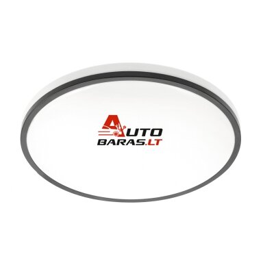 Šviestuvas lubinis apvalus juodas TULA LED (24W, 1680lm, IP44, 4000K) GTV LD-TUL24W-NW-00 Šviestuvas lubinis apvalus juodas TULA LED (24W, 1680lm, IP44, 4000K) GTV LD-TUL24W-NW-00