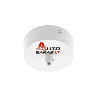 Šviestuvo pagrindas prie lubų apvalus GTV AE-MA8028-10 (Baltas, 80x28mm)