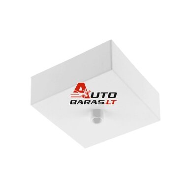 Šviestuvo pagrindas prie lubų baltas kvadratinis GTV AE-MAS80X80-10 (80x80x30mm)