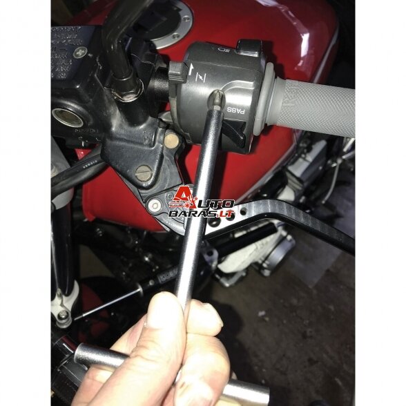 T tipo rankena + JIS 1/4'' antgalių rinkinys 6vnt. 7