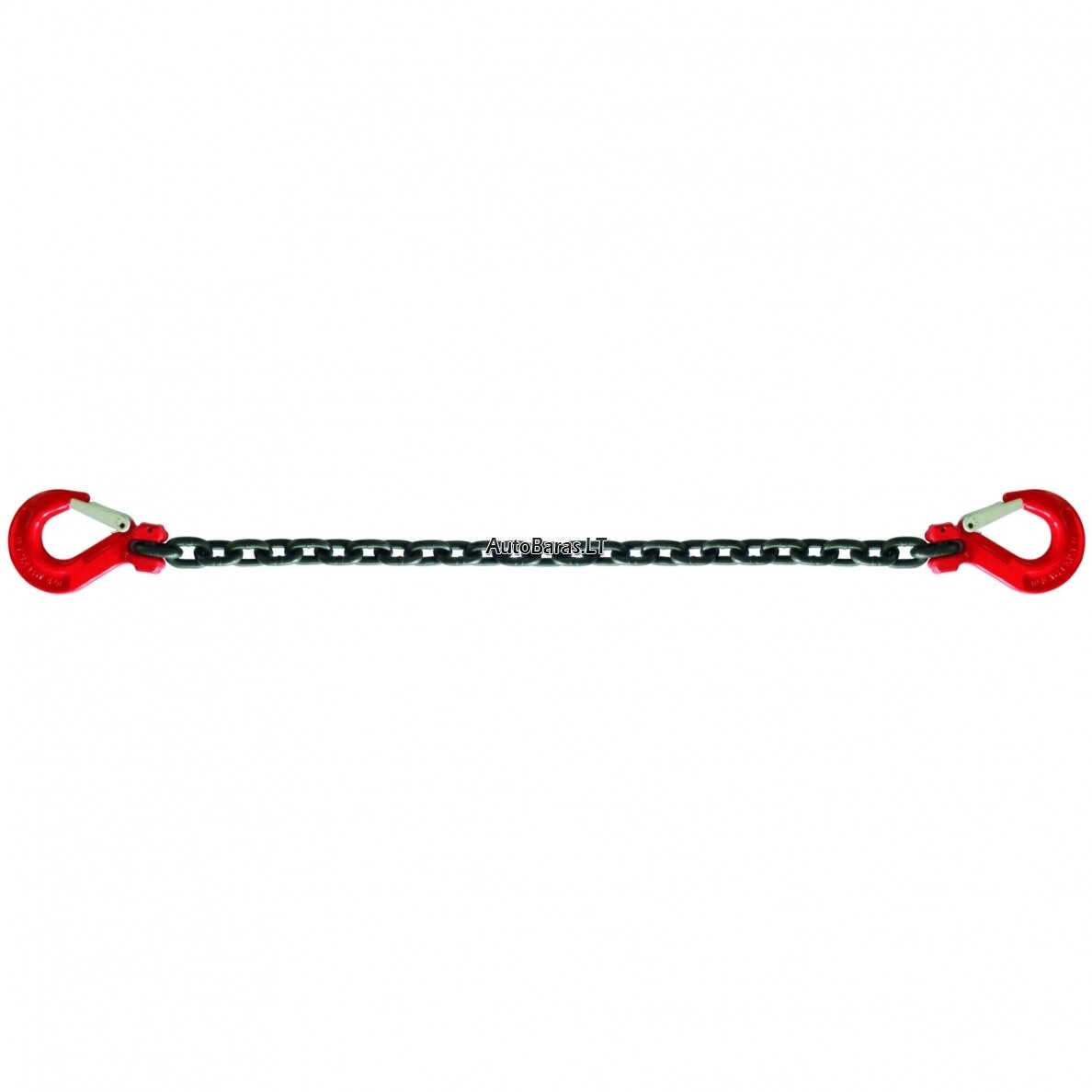 Tempimo grandinė su karabinais 10.6t 3.5m x13mm