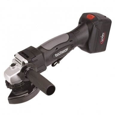 Techway profesionalus akumuliatorinis kampinis šlifuoklis 125MM 18V, LI-ION Techway profesionalus akumuliatorinis kampinis šlifuoklis 125MM 18V, LI-ION