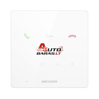 Telefonspynės vidinė stotelė, be ekrano, Hikvision DS-KH6000-E1 (BALTAS)