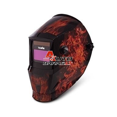 TELWIN 802816 suvirintojo skydelis su automatiniu filtru STREAM FLAME