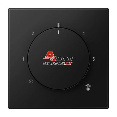 Termostato dangtelis JUNG LS1749BFSWM (juodas matinis)