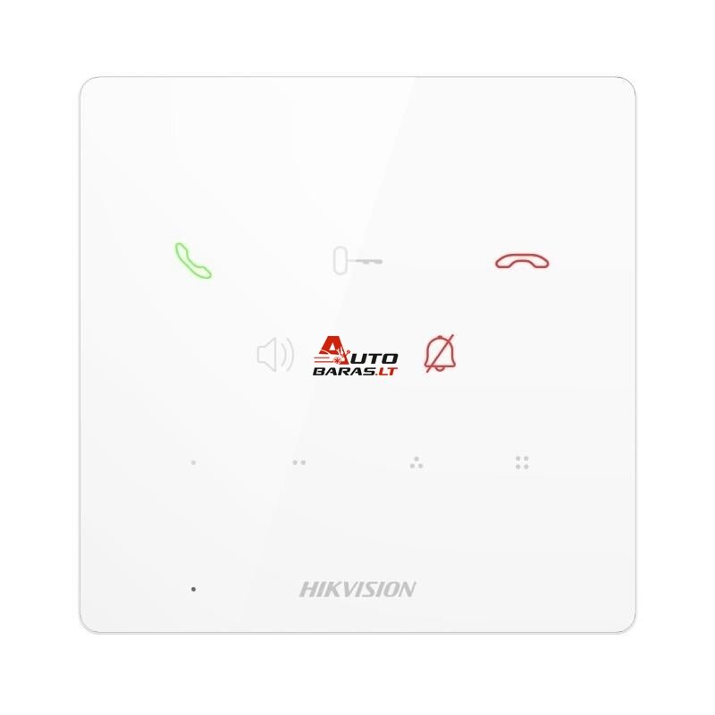 Telefonspynės vidinė stotelė, be ekrano, Hikvision DS-KH6000-E1 (BALTAS)